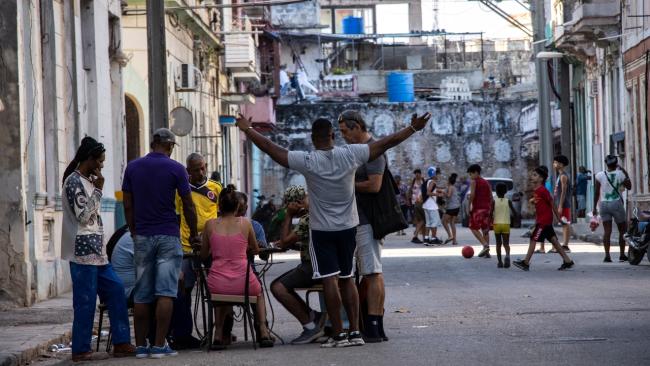 Una calle de La Habana.