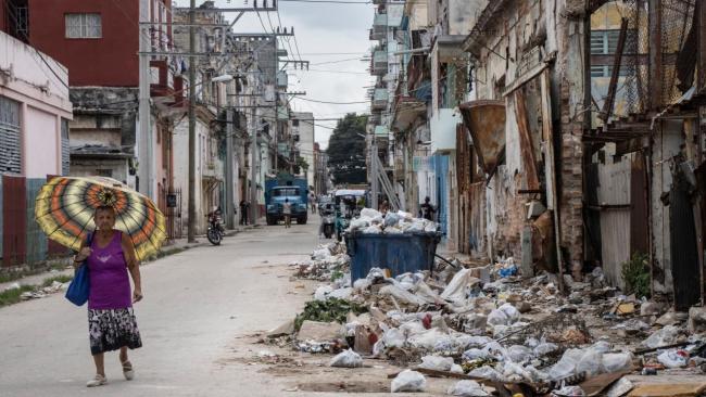 Una calle de La Habana.