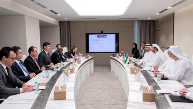 Reunión del Comité Económico Conjunto EAU-Cuba. 