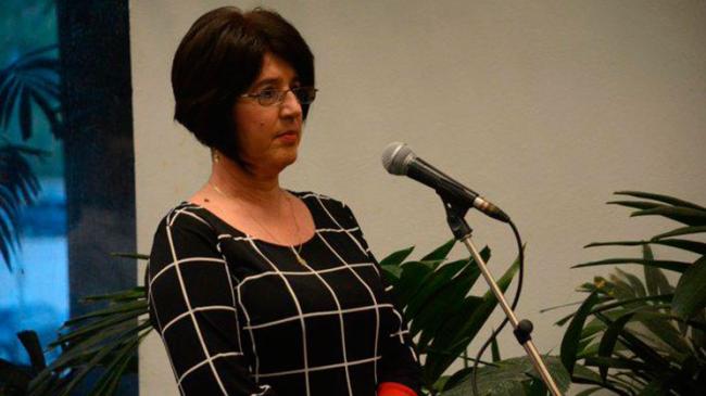 La exministra de Trabajo y Seguridad Social de Cuba, Marta Elena Feitó Cabrera.