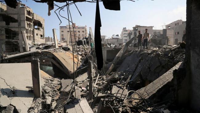 Restos de un ataque israelí en Gaza este viernes.