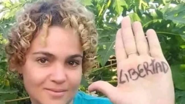 La presa política cubana María Cristina Garrido.