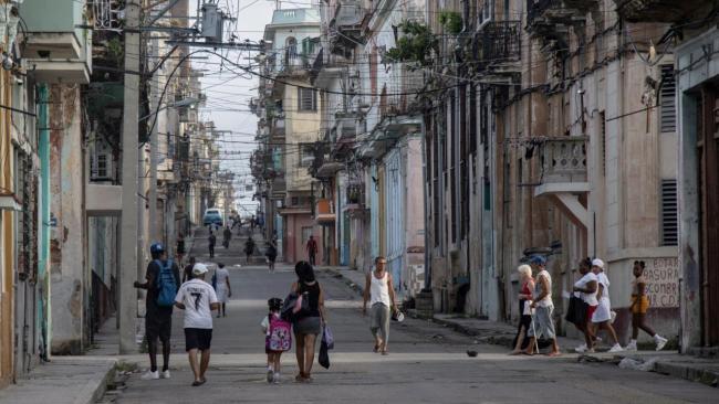 Una calle en Cuba.