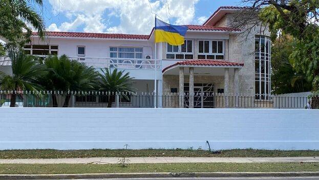 Embajada de Ucrania en La Habana.