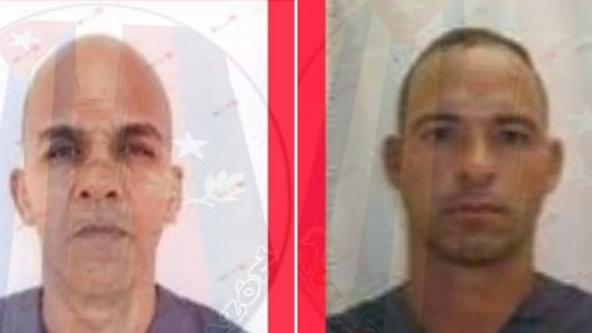Ángel Luis Torres Santana (i) e Idalberto López Olivera.