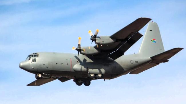 Avión de la Fuerza Aérea Sudafricana, imagen de referencia