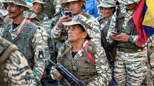 Milicianos venezolanos.