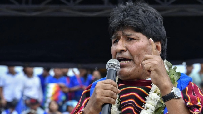 Evo Morales.