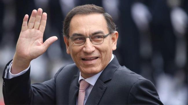 Martín Vizcarra, expresidente peruano.