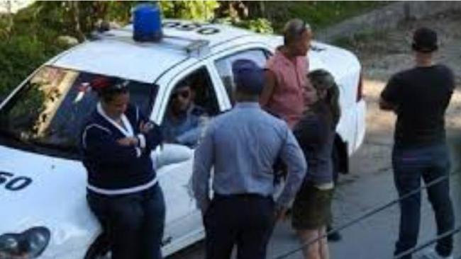 Operativo frente a la sede de las Damas de Blanco en Lawton.