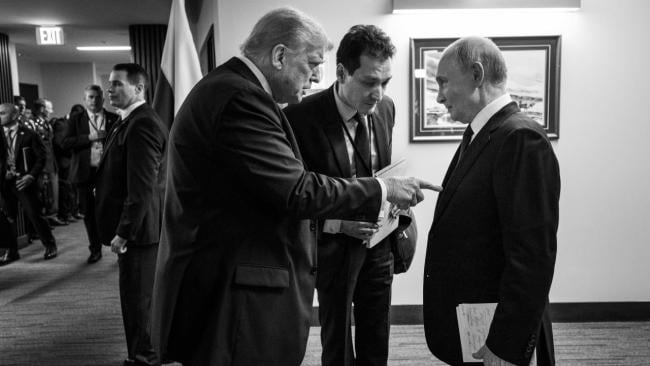 Trump y Putin el viernes en Alaska.