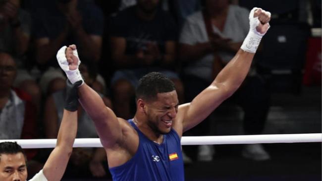 El boxeador cubanoespañol Enmanuel Reyes.