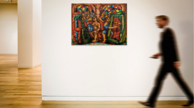 'Los cuatro músicos' de Cundo Bérmudez, 1942, en Sotheby's.