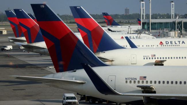 Aviones de Delta Airlines.