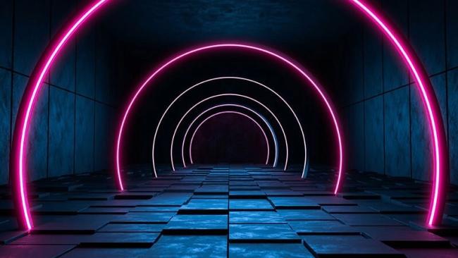 Luces de neón.