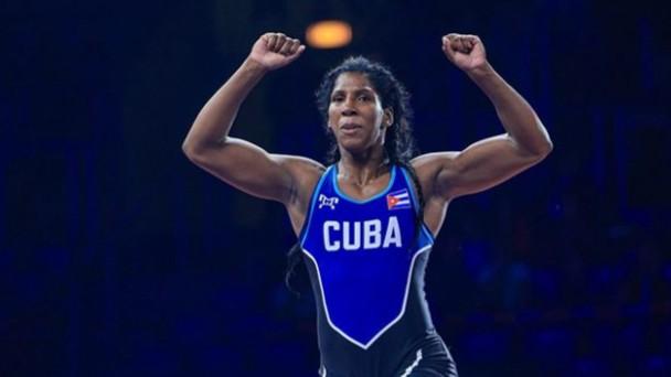 La luchadora cubana Milaimis Marín.