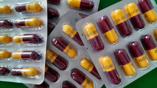 Tabletas de medicamento.