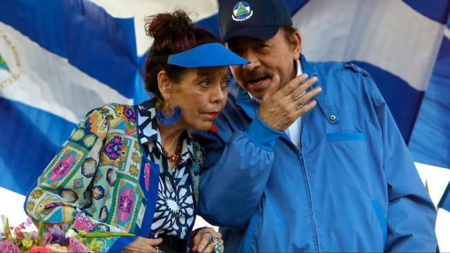 Daniel Ortega y Rosario Murillo, complotados.