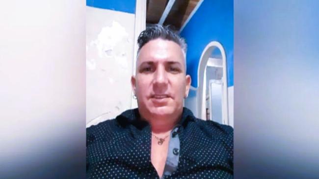 El preso político cubano Yaser García López.