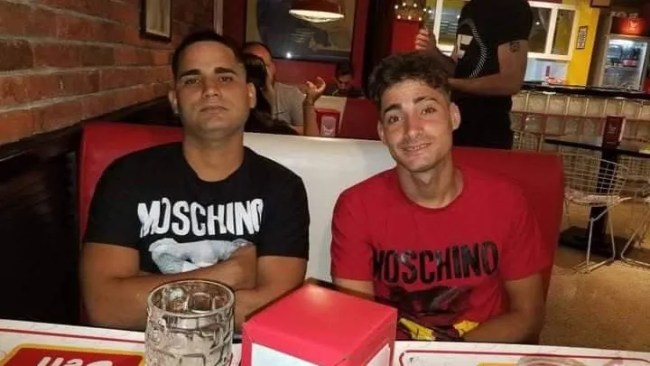 Los hermanos Liosbel y Liosmel Sánchez.
