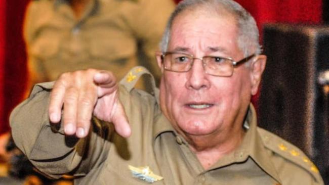 El ministro de las FAR, Álvaro López Miera.
