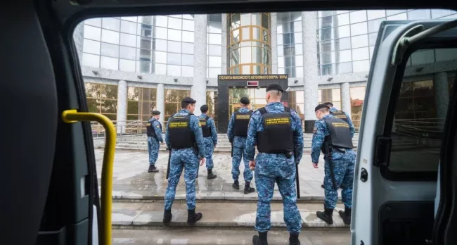 Agentes de la Policía de Rusia.