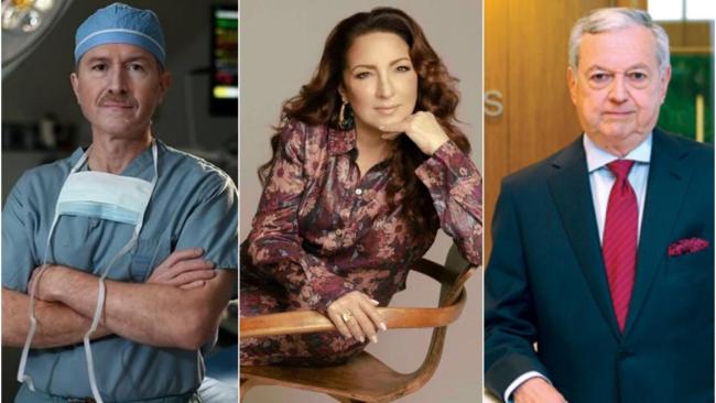 Joseph Lamelas, Gloria Estefan y Armando Codina.