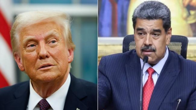 El presidente de EEUU, Donald Trump, y Nicolás Maduro.