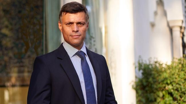 Leopoldo López en Madrid.