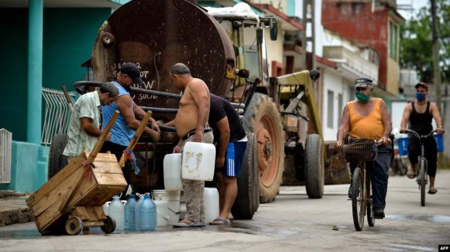 Falta de agua en San Antonio de los Baños, Artemisa.