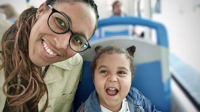 Amanda Lemus Ortiz, recuperada del trasplante de hígado en Madrid.