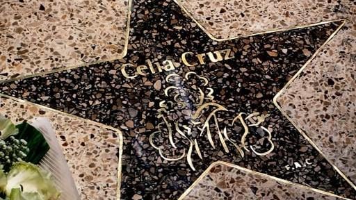 Estrella de Celia Cruz en la Fábrica de Arte Cubano.