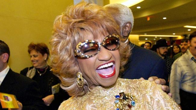 La fallecida cantante cubana Celia Cruz.