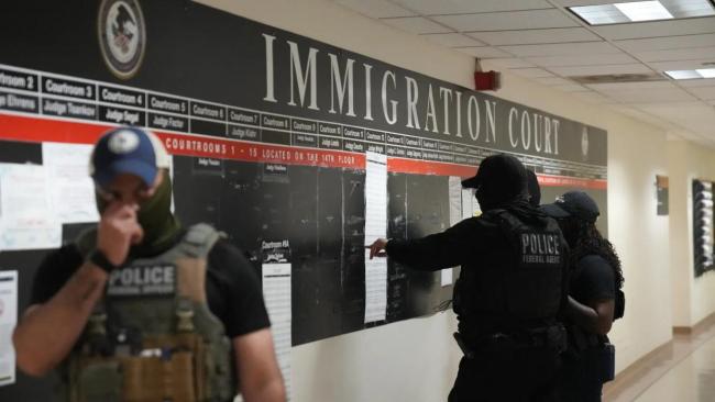 Agentes del ICE.