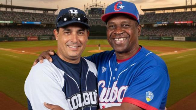 Noelvis González (i) y Germán Mesa.