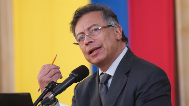 El presidente de Colombia, Gustavo Petro.