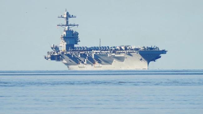 El portaviones Gerald Ford de EEUU.