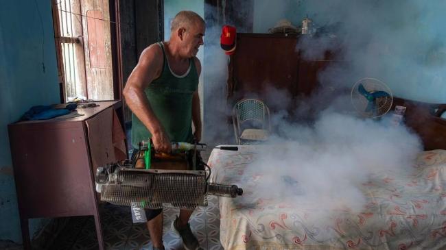 Fumigación en Matanzas.