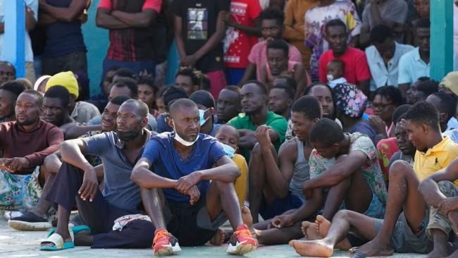 Inmigrantes haitianos llegados a Cuba por error, 2022.
