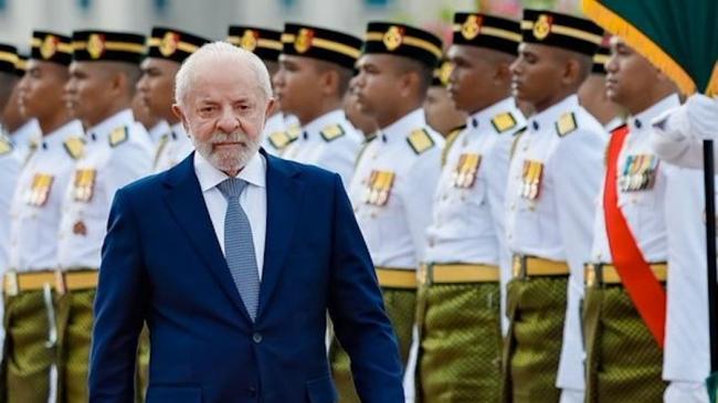El presidente brasileño, Luiz Inácio Lula da Silva, en Malasia.