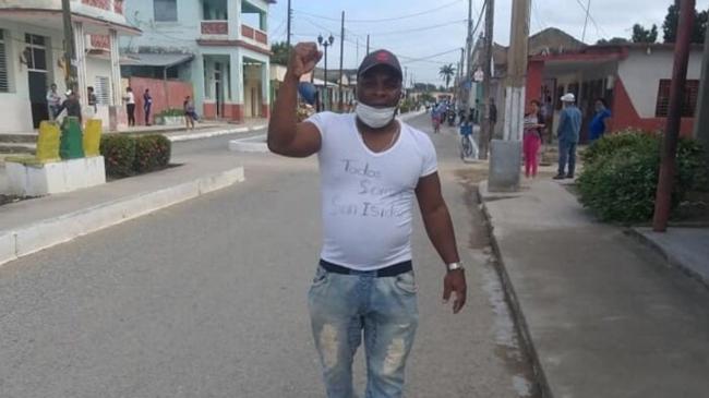 El opositor cubano Virgilio Mantilla.