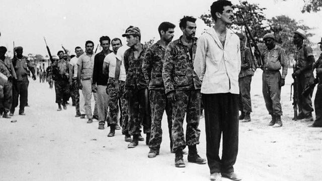 Integrantes de la Brigada 2506 apresados.