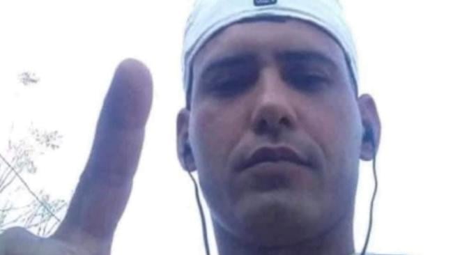 El preso político cubano Yosvany García Caso.