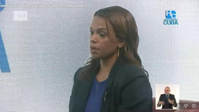 La fiscal jefa del Departamento de Procesos Penales, Yudenia San Miguel Ramírez