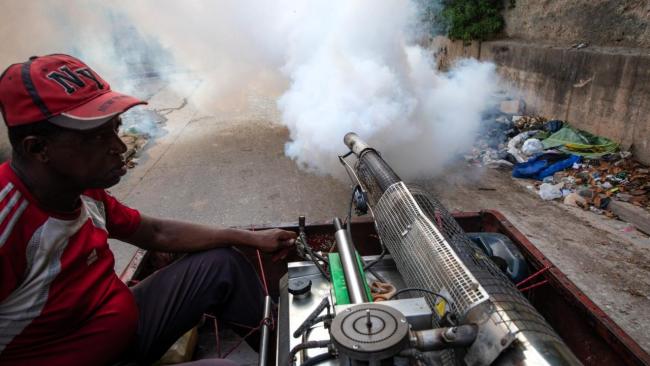 Fumigación en Matanzas.