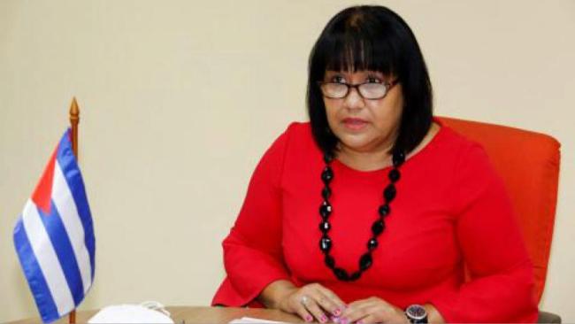 Anayansi Rodríguez Camejo, viceministra cubana de Relaciones Exteriores.