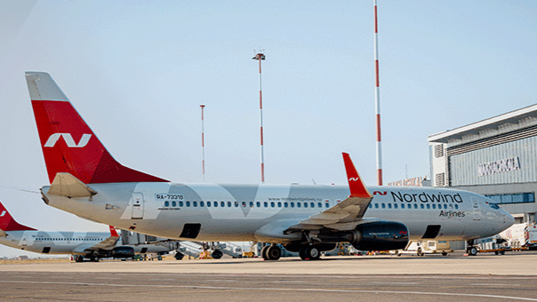 Avión de Nordwind Airlines.