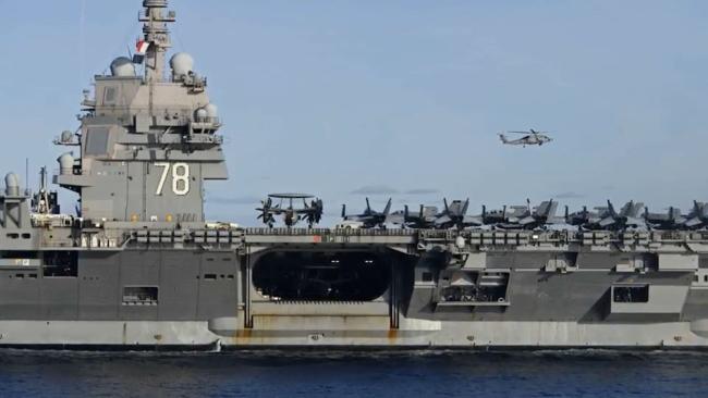 Portaaviones USS Gerald R. Ford. 