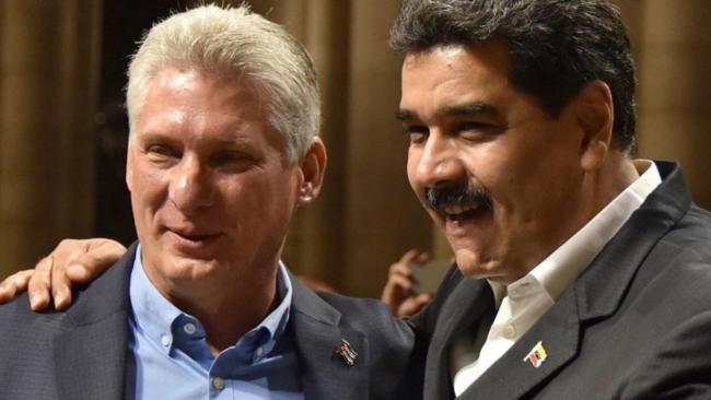 Miguel Díaz-Canel y Nicolás Maduro, 2022.