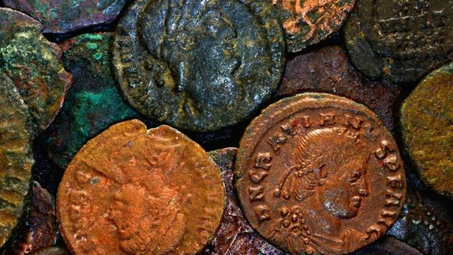 Monedas antiguas.